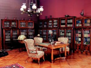 Interiéry zámku - knihovna